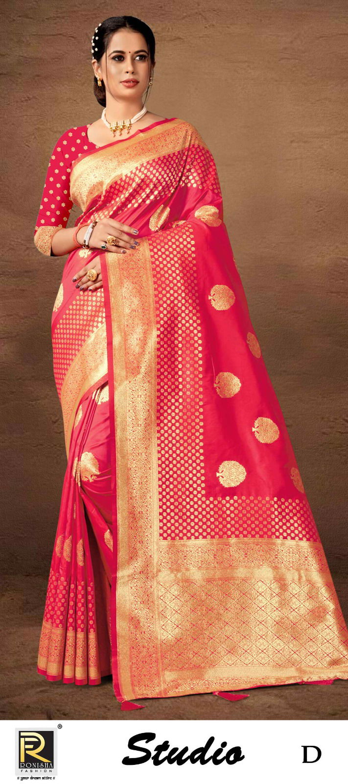 Ronisha Studio Designer Banarasi Silk Sarees Catalog
